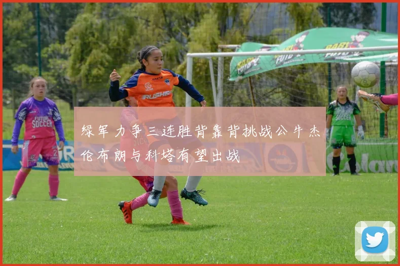 绿军力争三连胜背靠背挑战公牛杰伦布朗与科塔有望出战